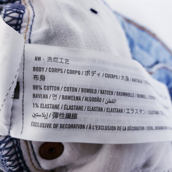 Abercrombie & Fitch Jeans 90s Slim Straight Ultra High Rise Crossover Waist 30 R - Picture 9 of 12